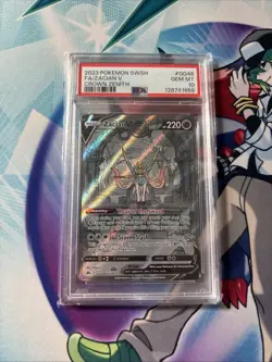 Pokemon Zacian V Crown Zenith Galarian Gallery Full Art #GG48 PSA 10 Gem Mint - Image 1
