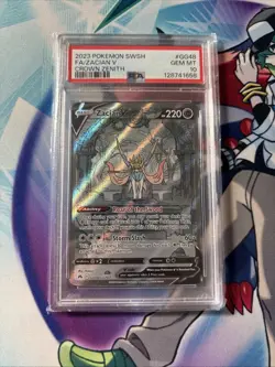 Pokemon Zacian V Crown Zenith Galarian Gallery Full Art #GG48 PSA 10 Gem Mint - Image 2