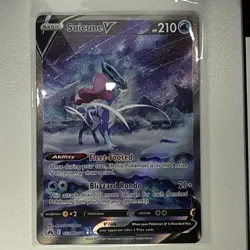 Pokemon Crown Zenith: Galarian Gallery Suicune V GG38/GG70 Ultra Rare English NM - Image 1