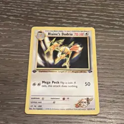 Pokemon TCG Blaine's Dodrio Gym Challenge 32 Regular 1st Edition - Image 1
