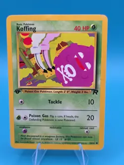 Pokemon 1st Edition Team Rocket (2000) - Koffing 58/82 - Common - Image 1