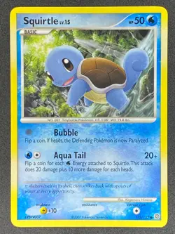 Pokemon Squirtle 112/132 SW Secret Wonders LP/NM - Image 1