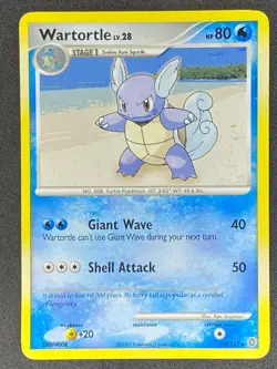 Pokemon Wartortle 75/132 SW Secret Wonders LP - Image 1