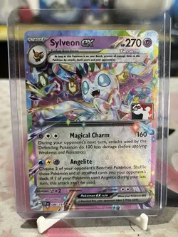 Pokemon Sylveon ex 041/131 Prismatic Evolutions PRIZE PICK STAMP - Image 1