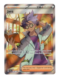 Pokemon Jacq 236/198 Full Art S&V - Scarlet & Violet Base NM - Image 1