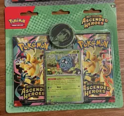 Pokemon TCG Ascended Heroes 2 Pack Blister Larry and Erika Lot of 2 New Sealed - Image 2