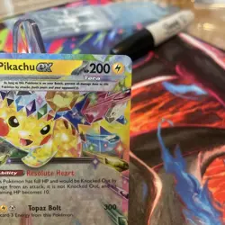 Pokemon TCG Pikachu EX Double Rare Holo Surging Sparks 057/191- NM - Image 4