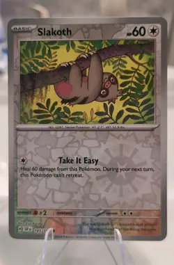 Slakoth 145/191 Common Surging Sparks Pokemon Reverse Holo NM - Image 1