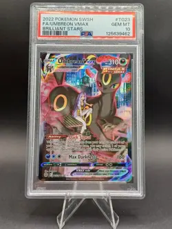 PSA 10 Umbreon VMAX TG23/TG30 Brilliant Stars Pokemon Trainer Gallery GEM MINT - Image 1