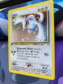 WOTC Pokemon 2000 1st Edition Lugia Neo Genesis 9/111 AMAZING Vintage HoloRARE!! - Image 4