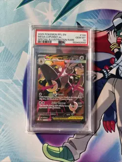 2025 POKEMON PHANTASMAL FLAMES SPECIAL ILLUSTRATION RARE MEGA LOPUNNY EX PSA 10 - Image 1