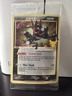 Greninja Gold Star SWSH144 Celebrations Promo Sealed 2021 Pokemon TCG NM - Image 1
