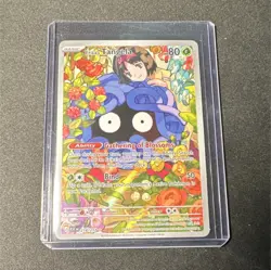 Pokemon Erika's Tangela Illustration Rare Full Art Holo SV—151 218/217 EN - Image 1