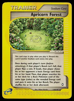 Pokemon Aquapolis 118/147 Apricorn Forest - Image 1