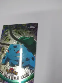MINT Pokemon Topps Chrome Bulbasaur Holo #01 WOTC Vintage Great Foil - Image 2