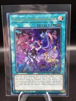 Maliss In Underground - Ultra Rare - CRBR-EN021 - 1st Edition - Yugioh - Image 1