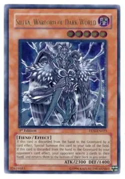 Yugioh! MP Sillva, Warlord of Dark World - EEN-EN023 - Ultimate Rare - Unlimited - Image 1