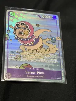 One Piece TCG Senor Pink OP10-067 Rare Alternative Art Royal Blood English NM - Image 2