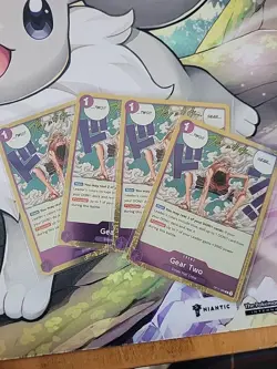 Gear Two Playset - OP11-080 x4 - A Fist of Divine Speed - One Piece TCG - Image 1