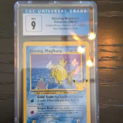 Pokemon Shining Magikarp Celebrations Classic Collection Holo CGC 9 66/64 - Image 1