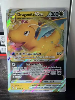 Dragonite VSTAR 050/078 Pokemon GO Ultra Rare Full Art Holo Vstar - Image 1