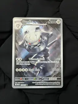 Steelix 150/132 Mega Evolution Pokemon TCG Card Near Mint Condition - Image 1