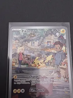 Pikachu 173/165 151 Holo Pokemon Card - Mint - Image 2