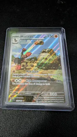Pokemon TCG Mudsdale 175/162 Temporal Forces Illustration Rare Full Art NM - Image 1