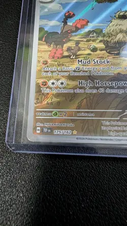 Pokemon TCG Mudsdale 175/162 Temporal Forces Illustration Rare Full Art NM - Image 2