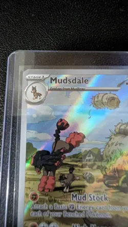 Pokemon TCG Mudsdale 175/162 Temporal Forces Illustration Rare Full Art NM - Image 3