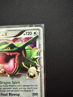 Rayquaza C Lv.X DP47 2009 Black Star Promo Diamond & Pearl Holo Pokemon Card - Image 4