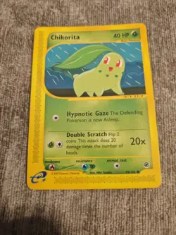 Chikorita Expedition Base Set - Common - 99/165 - Pokemon Card - 2002- LP WOTC - Image 1