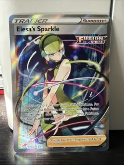 Pokemon Card TCG - Elesa's Sparkle 260/264 Full Art Ultra Rare Fusion Strike NM - Image 1
