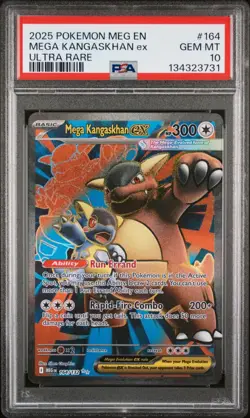 Mega Kangaskhan EX 164/132 Ultra Rare - GEM MINT PSA 10. Pokemon Mega Evolution - Image 1