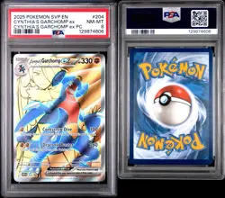 Cynthia's Garchomp EX SVP204 NM-MINT PSA 8. Pokemon S&V Black Star Promos - Image 3
