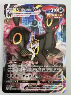 Pokemon TCG Umbreon VMAX TG23/TG30 Brilliant Stars Trainer Gallery NM - Image 1