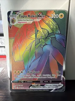 Pokemon Tapu Koko VMAX 166/163 Battle Styles Secret Rare Full Art Holo 320 HP - Image 1