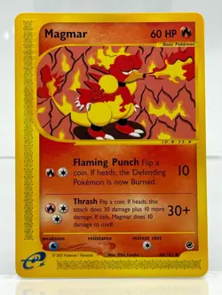 🔥 CLEAN Magmar 86/165 Expedition Base Set Uncommon WOTC Vintage Pokemon 2002 🔥 - Image 1