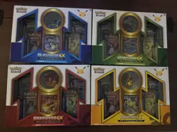 Pokemon 20th Anniversary Red & Blue Collection Boxes Complete Set 4 Boxes Sealed - Image 1