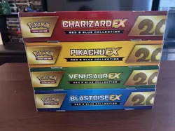Pokemon 20th Anniversary Red & Blue Collection Boxes Complete Set 4 Boxes Sealed - Image 3