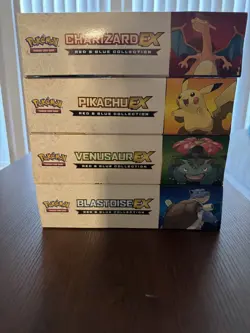 Pokemon 20th Anniversary Red & Blue Collection Boxes Complete Set 4 Boxes Sealed - Image 4