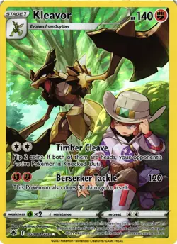 Pokemon TCG Kleavor Astral Radiance TG08/TG30 Holo Rare VLP - Image 1