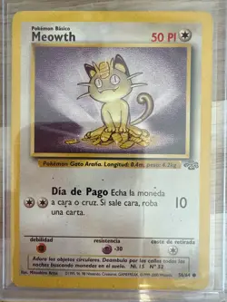 Pokemon Meowth 56/64 (Spanish) Jungle Regular - Image 1