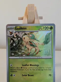 Pokemon TCG Lefeon 005/131 Master Ball Reverse Prismatic Evolutions - Image 3