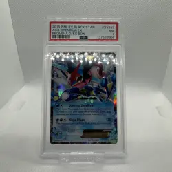 2016 POKEMON XY BLACK STAR PROMO #XY133 ASH-GRENINJA EX PROMO-A.G. EX BOX PSA 7 - Image 1
