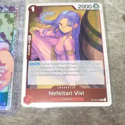 Bandai One Piece Holo Card Game Lot (6) Pudding Cavendish Enel Doflamingo Sugar - Image 4