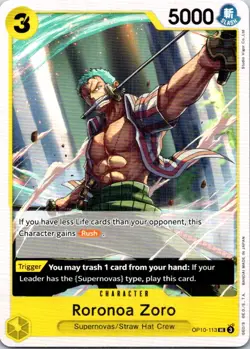 Roronoa Zoro (Judge Pack Vol. 6) #OP10-113 One_piece Lightly played - Image 1