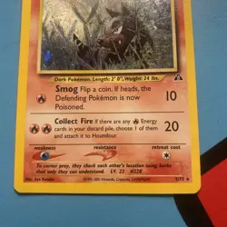 Pokemon Houndour Holo Rare #5/75 - Neo Discovery WOTC Set LP - Image 2