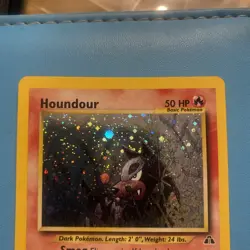 Pokemon Houndour Holo Rare #5/75 - Neo Discovery WOTC Set LP - Image 4