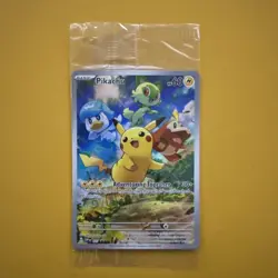 Pokemon TCG Pikachu 027 Scarlet & Violet SVP EN Black Star Promo Sealed - Image 1